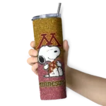 custom-minnesota-golden-gophers-snoopy-attitude-maroon-skinny-tumbler-best-selling.webp