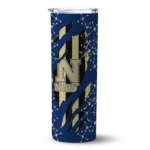 custom-navy-midshipmen-star-pop-blue-black-skinny-tumbler-best-selling.webp