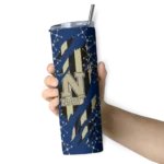 custom-navy-midshipmen-star-pop-blue-black-skinny-tumbler-best-selling.webp