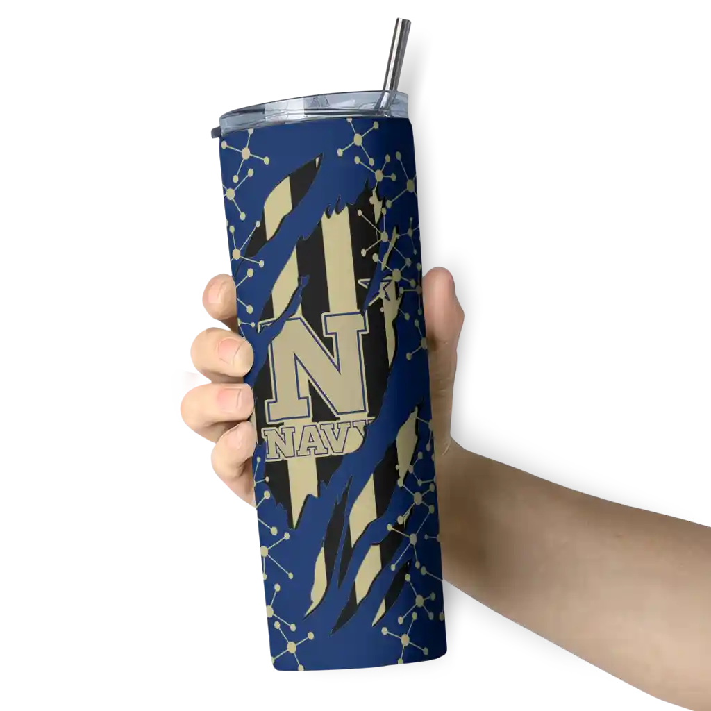 custom-navy-midshipmen-star-pop-blue-black-skinny-tumbler-premium-grade.webp