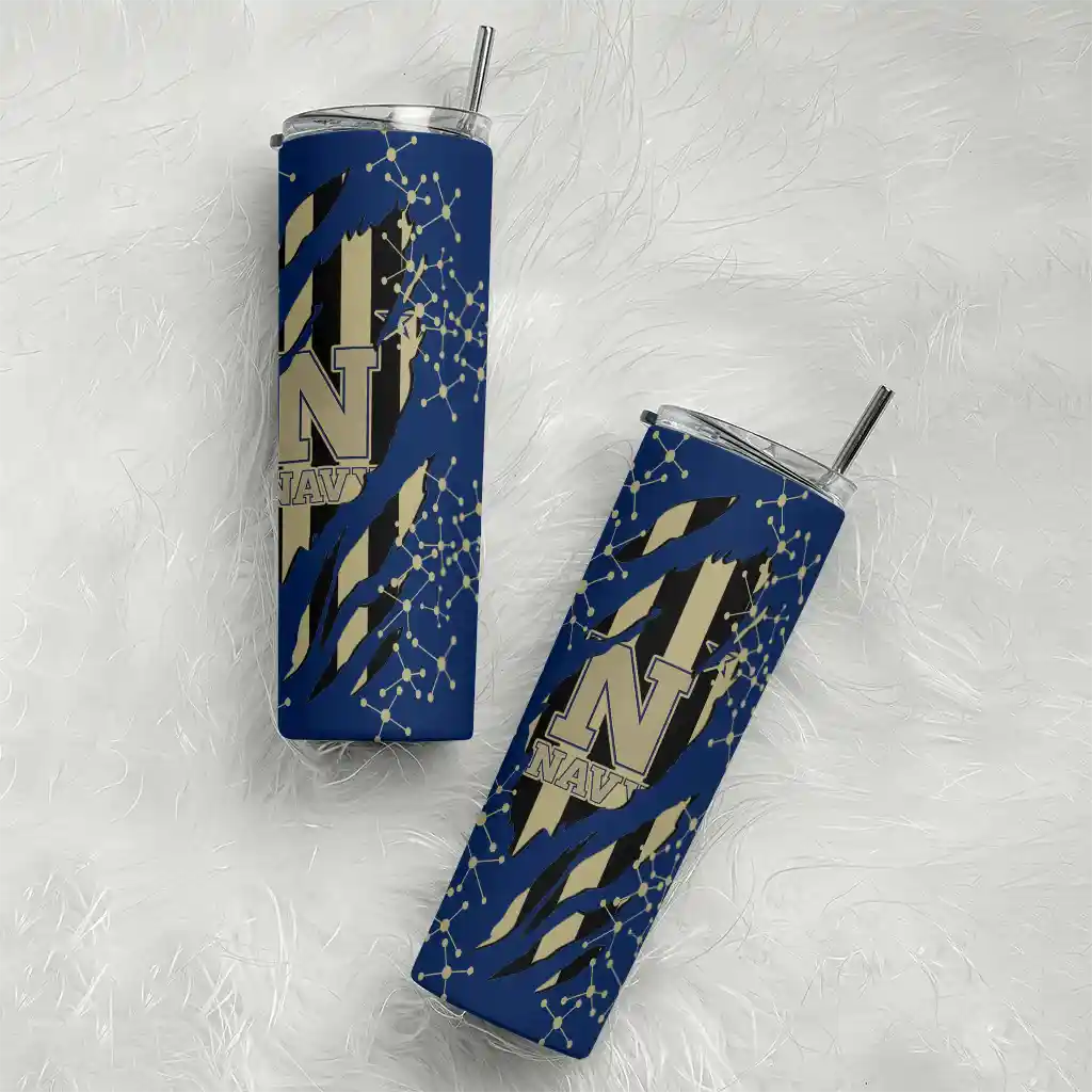 custom-navy-midshipmen-star-pop-blue-black-skinny-tumbler-top-rated.webp