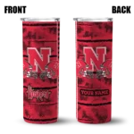 custom-nebraska-cornhuskers-chevron-patch-red-skinny-tumbler-best-selling.webp