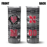 custom-nebraska-cornhuskers-chevron-v-red-gray-skinny-tumbler-best-selling.webp