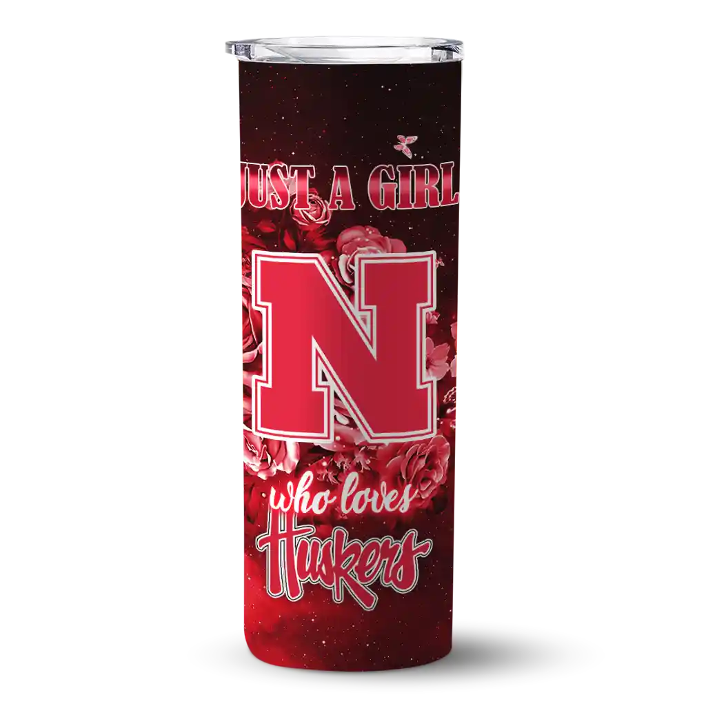 custom-nebraska-cornhuskers-rose-romance-red-black-skinny-tumbler-best-selling.webp custom nebraska cornhuskers rose romance red black skinny tumbler best selling