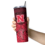 custom-nebraska-cornhuskers-spiral-burst-print-red-skinny-tumbler-best-selling.webp