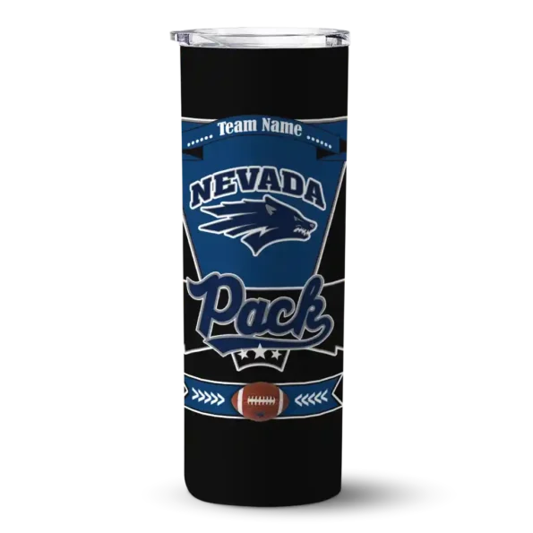 custom nevada wolf pack helmet belt blue black skinny tumbler best selling