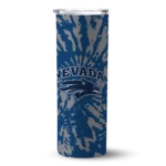 custom-nevada-wolf-pack-metallic-grid-blue-skinny-tumbler-best-selling.webp