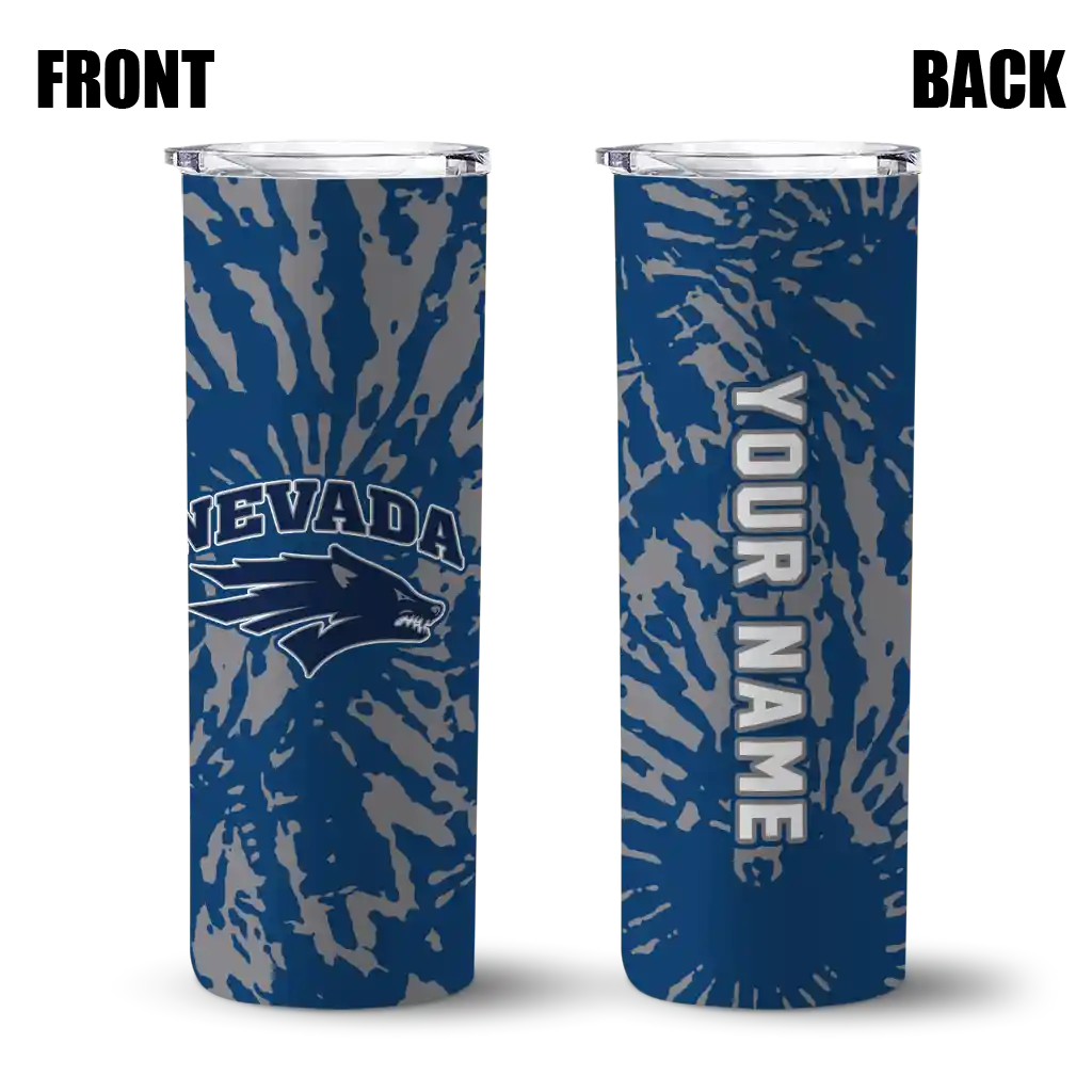 custom-nevada-wolf-pack-metallic-grid-blue-skinny-tumbler-fashion-forward-1.webp