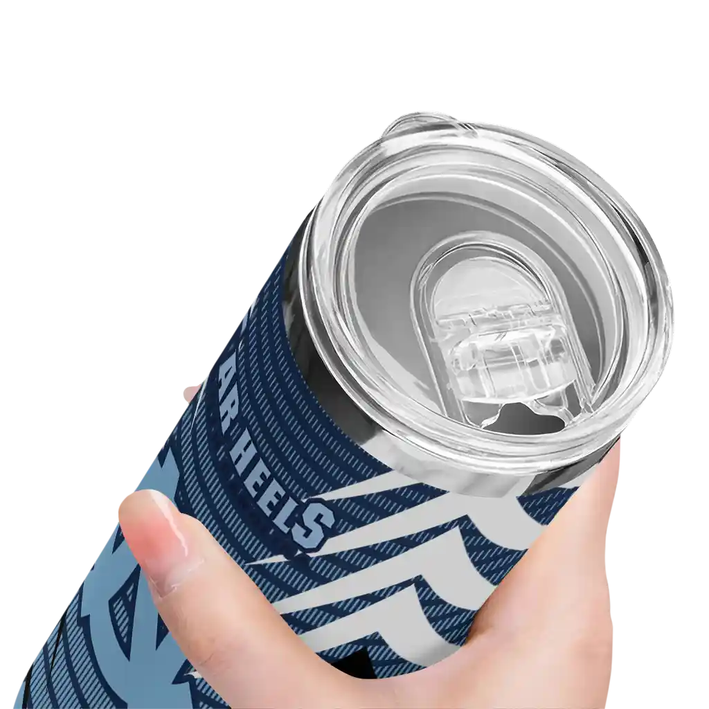 custom-north-carolina-tar-heels-chevron-stripes-light-blue-skinny-tumbler-high-quality.webp