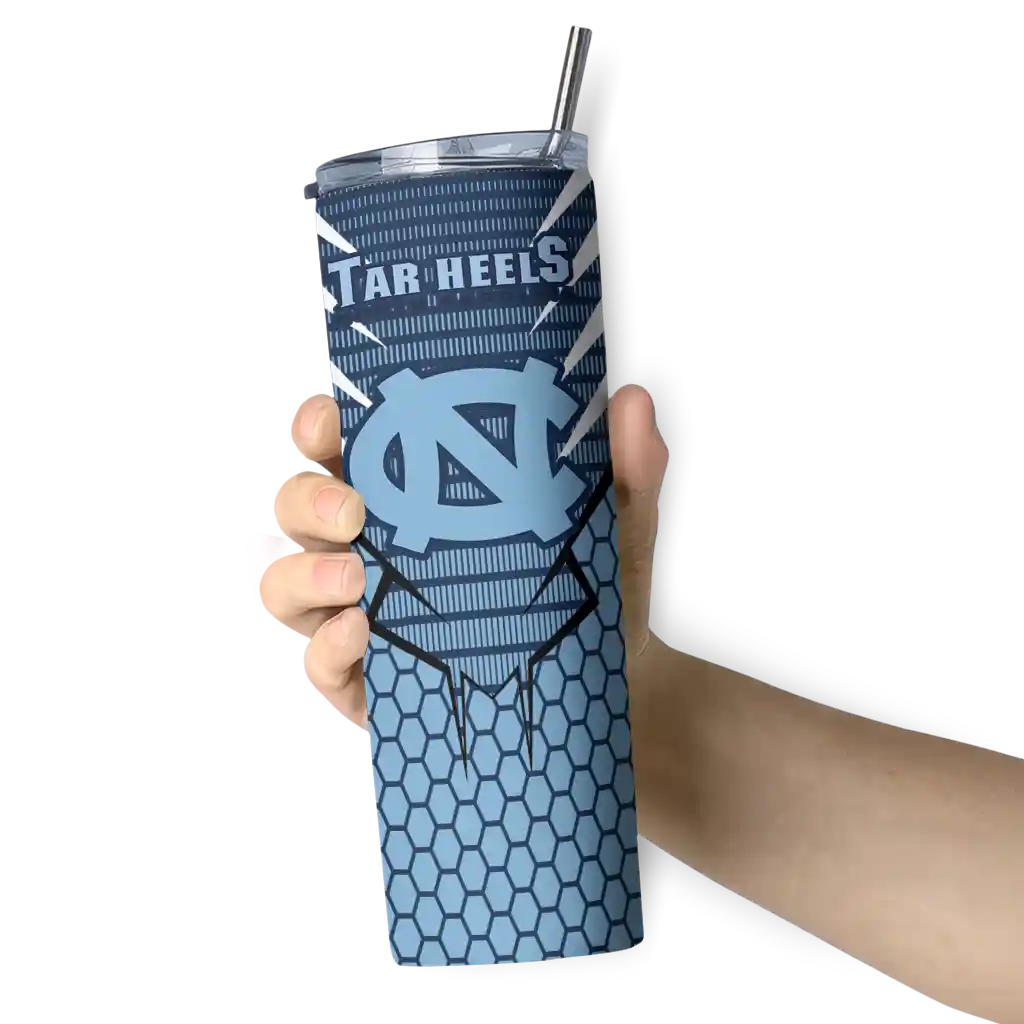 custom-north-carolina-tar-heels-chevron-stripes-light-blue-skinny-tumbler-premium-grade.webp