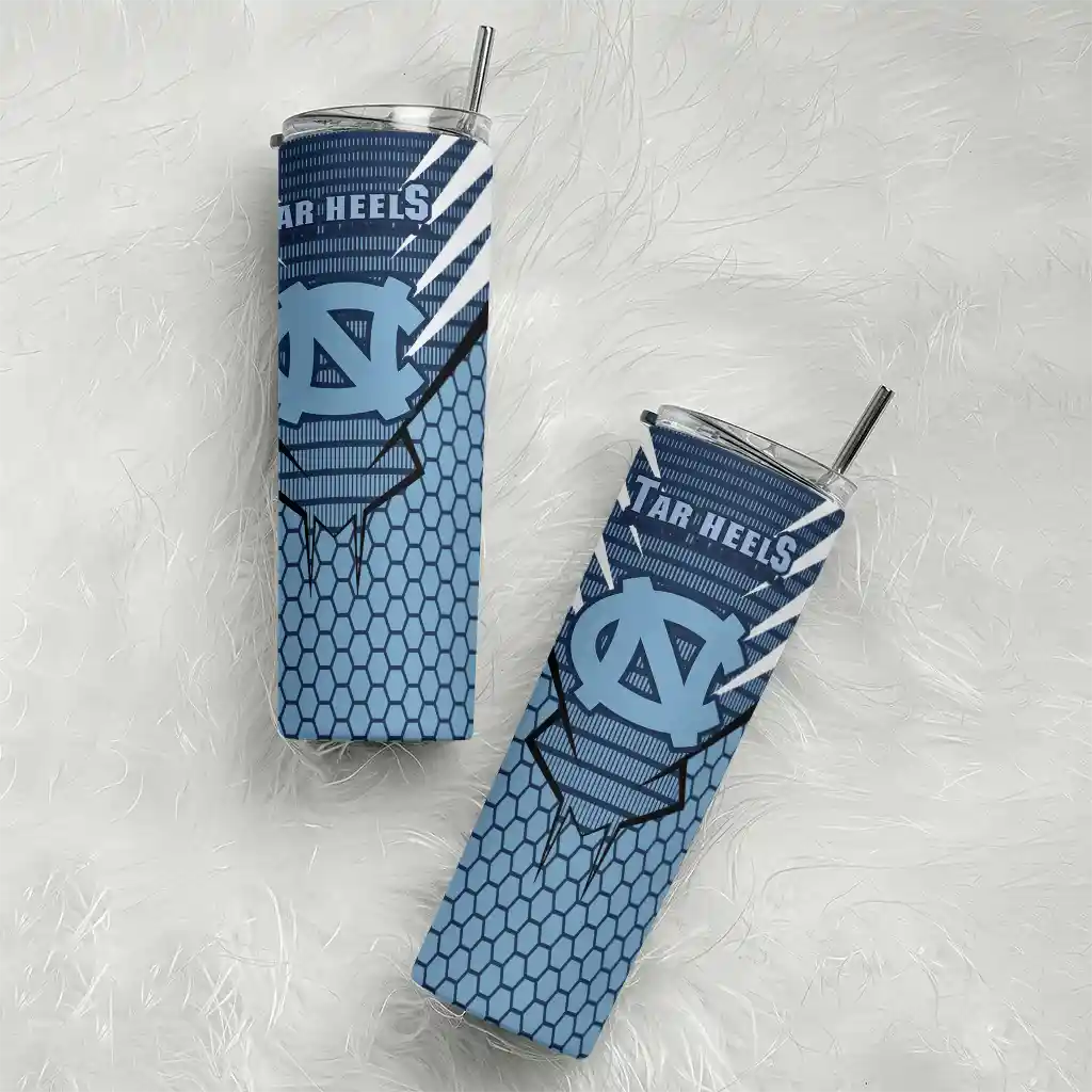 custom-north-carolina-tar-heels-chevron-stripes-light-blue-skinny-tumbler-top-rated.webp