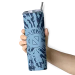 custom-north-carolina-tar-heels-metallic-grid-light-blue-skinny-tumbler-best-selling.webp