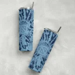 custom-north-carolina-tar-heels-metallic-grid-light-blue-skinny-tumbler-best-selling.webp
