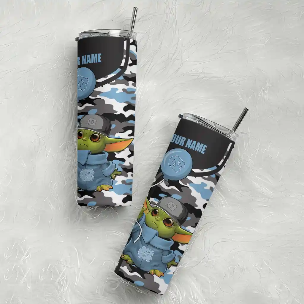 custom-north-carolina-tar-heels-yoda-camo-light-blue-black-skinny-tumbler-top-rated-1.webp