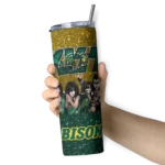 custom-north-dakota-state-bison-kiss-band-yellow-skinny-tumbler-best-selling.webp