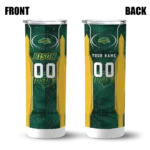 custom-north-dakota-state-bison-stacked-diamond-green-skinny-tumbler-best-selling.webp