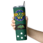 custom-north-dakota-state-bison-star-cluster-green-skinny-tumbler-best-selling.webp