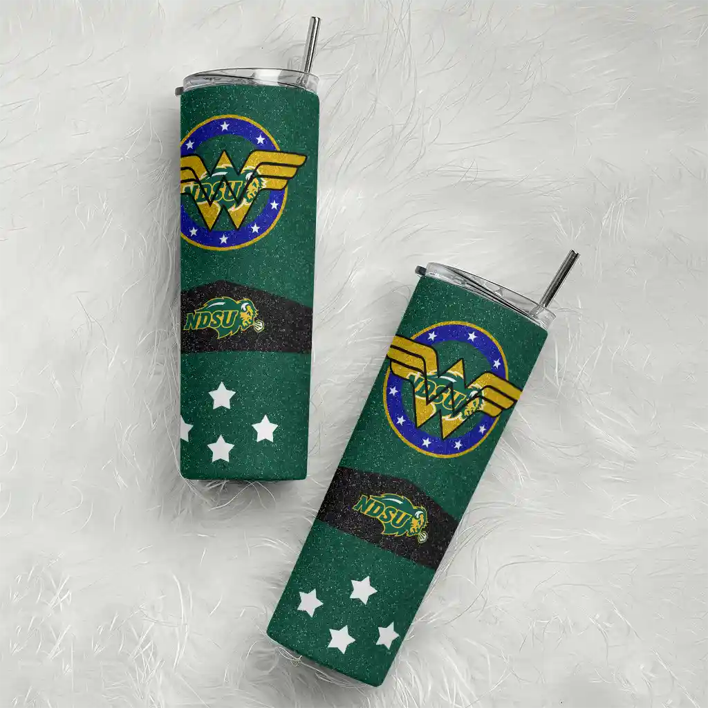 custom-north-dakota-state-bison-star-cluster-green-skinny-tumbler-top-rated-1.webp