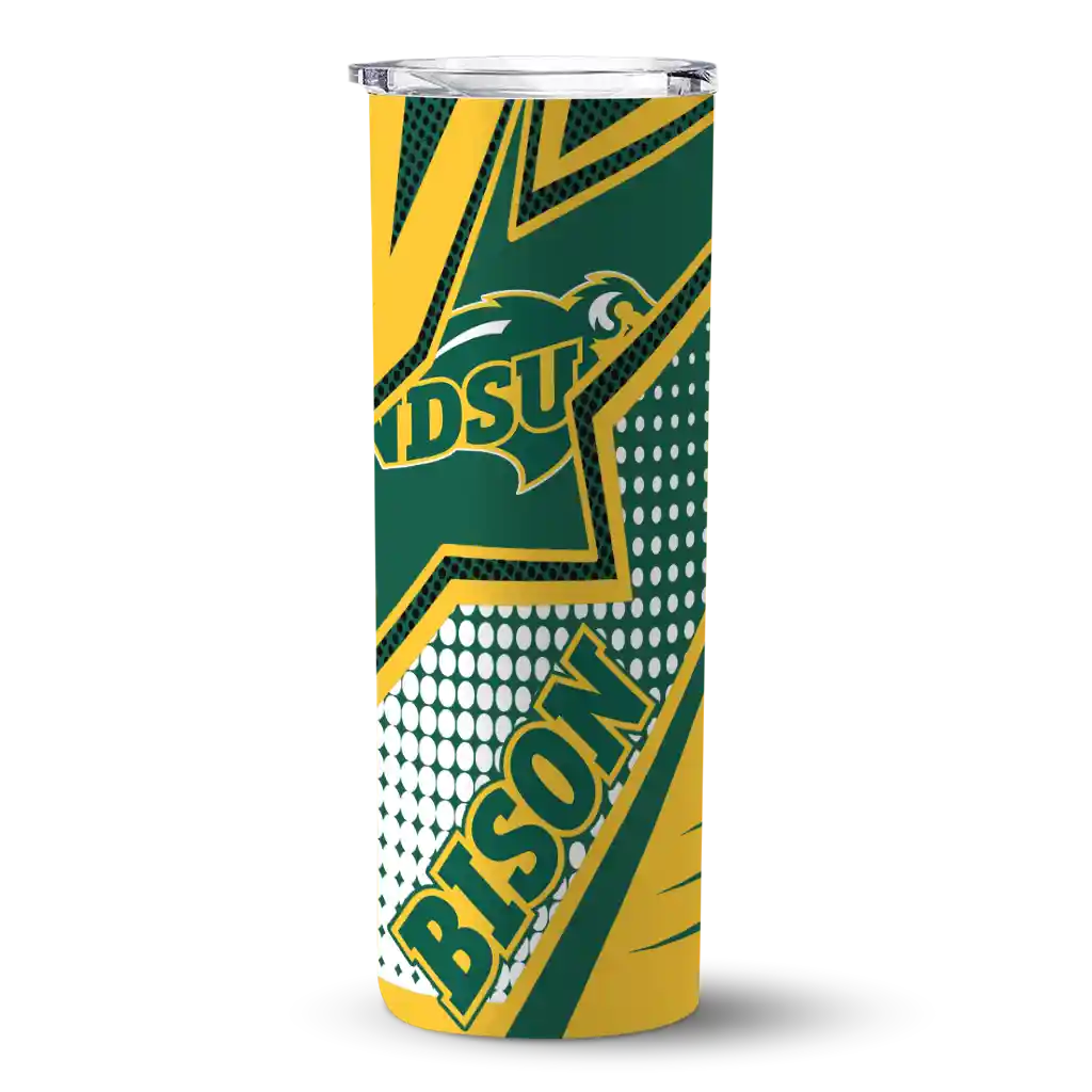 custom-north-dakota-state-bison-web-stripes-green-white-skinny-tumbler-best-selling.webp custom north dakota state bison web stripes green white skinny tumbler best selling