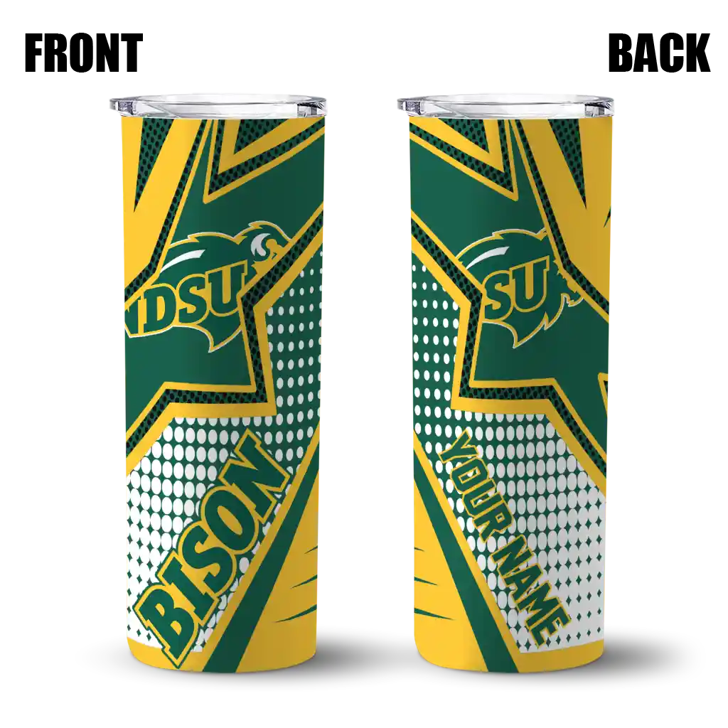 custom-north-dakota-state-bison-web-stripes-green-white-skinny-tumbler-fashion-forward.webp
