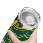 custom-north-dakota-state-bison-web-stripes-green-white-skinny-tumbler-best-selling.webp
