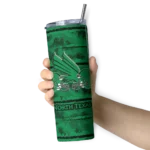 custom-north-texas-mean-green-chevron-patch-green-skinny-tumbler-best-selling.webp