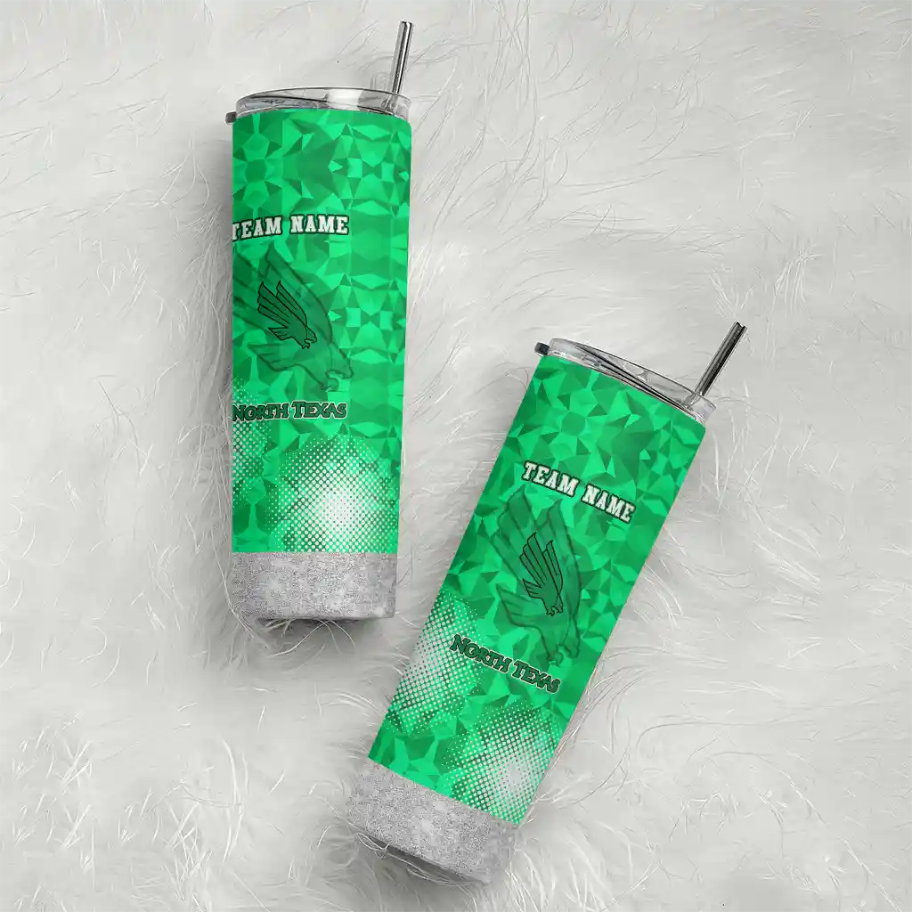custom-north-texas-mean-green-starburst-tiles-green-skinny-tumbler-top-rated-2.webp