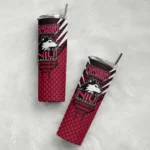 custom-northern-illinois-huskies-chevron-stripes-red-skinny-tumbler-best-selling.webp