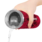 custom-northern-illinois-huskies-metallic-grid-red-skinny-tumbler-best-selling.webp