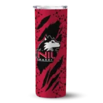 custom-northern-illinois-huskies-star-pop-red-black-skinny-tumbler-best-selling.webp