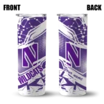 custom-northwestern-wildcats-helmet-clash-purple-skinny-tumbler-best-selling.webp
