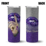 custom-northwestern-wildcats-sparkle-lips-purple-skinny-tumbler-best-selling.webp