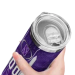 custom-northwestern-wildcats-stacked-diamond-purple-skinny-tumbler-best-selling-1.webp