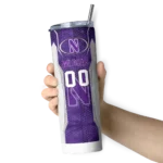 custom-northwestern-wildcats-stacked-diamond-purple-skinny-tumbler-best-selling.webp