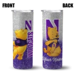 custom-northwestern-wildcats-winnie-the-pooh-purple-gray-skinny-tumbler-best-selling.webp