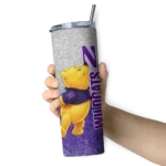 custom-northwestern-wildcats-winnie-the-pooh-purple-gray-skinny-tumbler-best-selling.webp