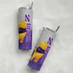 custom-northwestern-wildcats-winnie-the-pooh-purple-gray-skinny-tumbler-best-selling.webp