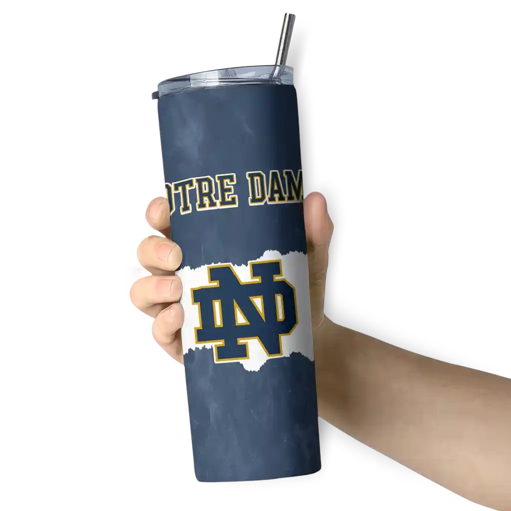 custom-notre-dame-fighting-irish-torn-band-navy-white-skinny-tumbler-premium-grade.webp