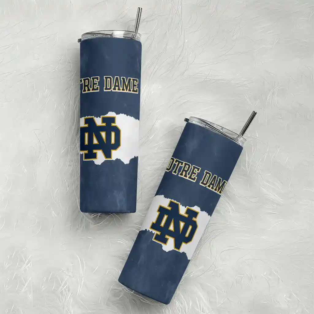 custom-notre-dame-fighting-irish-torn-band-navy-white-skinny-tumbler-top-rated.webp
