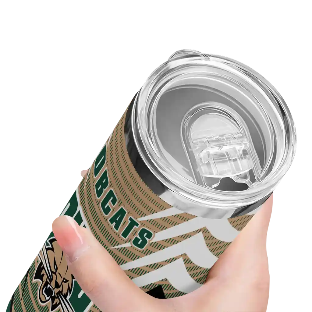 custom-ohio-bobcats-chevron-stripes-green-skinny-tumbler-high-quality.webp