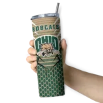 custom-ohio-bobcats-chevron-stripes-green-skinny-tumbler-best-selling.webp