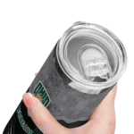custom-ohio-bobcats-hexagon-honeycomb-green-black-skinny-tumbler-best-selling-1.webp