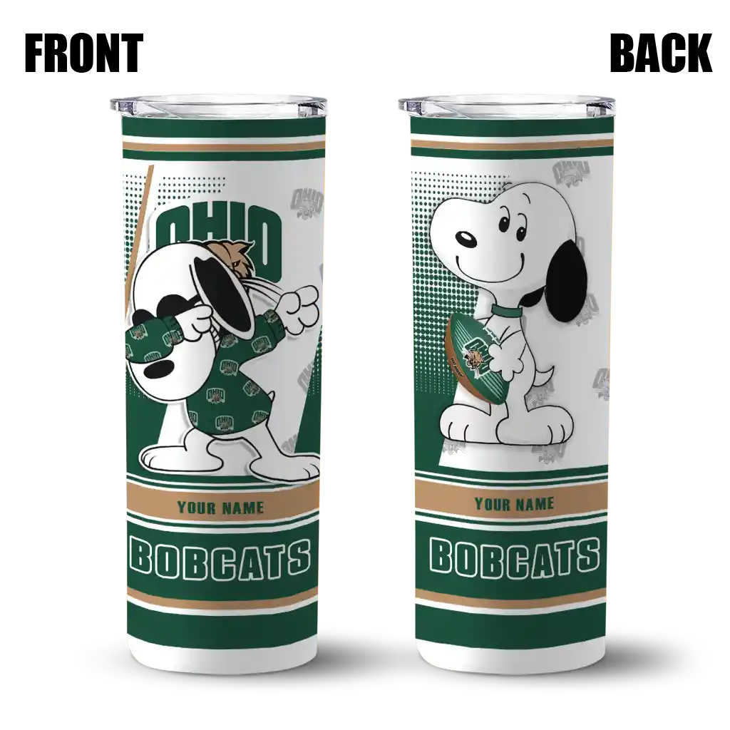 custom-ohio-bobcats-snoopy-dog-green-white-skinny-tumbler-fashion-forward.webp
