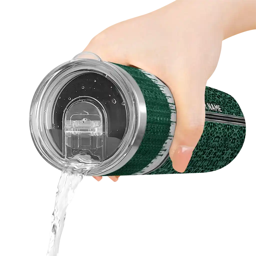custom-ohio-bobcats-sparkle-drip-green-skinny-tumbler-latest-model-1.webp