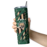 custom-ohio-bobcats-star-pop-green-black-skinny-tumbler-best-selling.webp