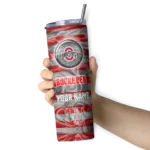 custom-ohio-state-buckeyes-patterned-waves-scarlet-skinny-tumbler-best-selling-1.webp
