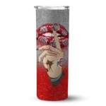 custom-ohio-state-buckeyes-sparkle-lips-scarlet-skinny-tumbler-best-selling.webp