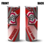 custom-ohio-state-buckeyes-web-stripes-scarlet-white-skinny-tumbler-best-selling.webp