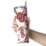 custom-oklahoma-sooners-claw-marks-crimson-white-skinny-tumbler-best-selling.webp