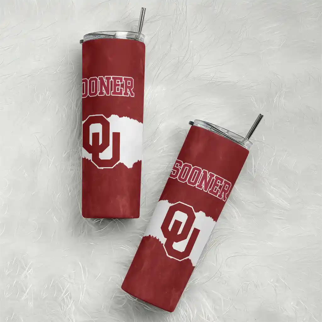 custom-oklahoma-sooners-torn-band-crimson-white-skinny-tumbler-top-rated.webp